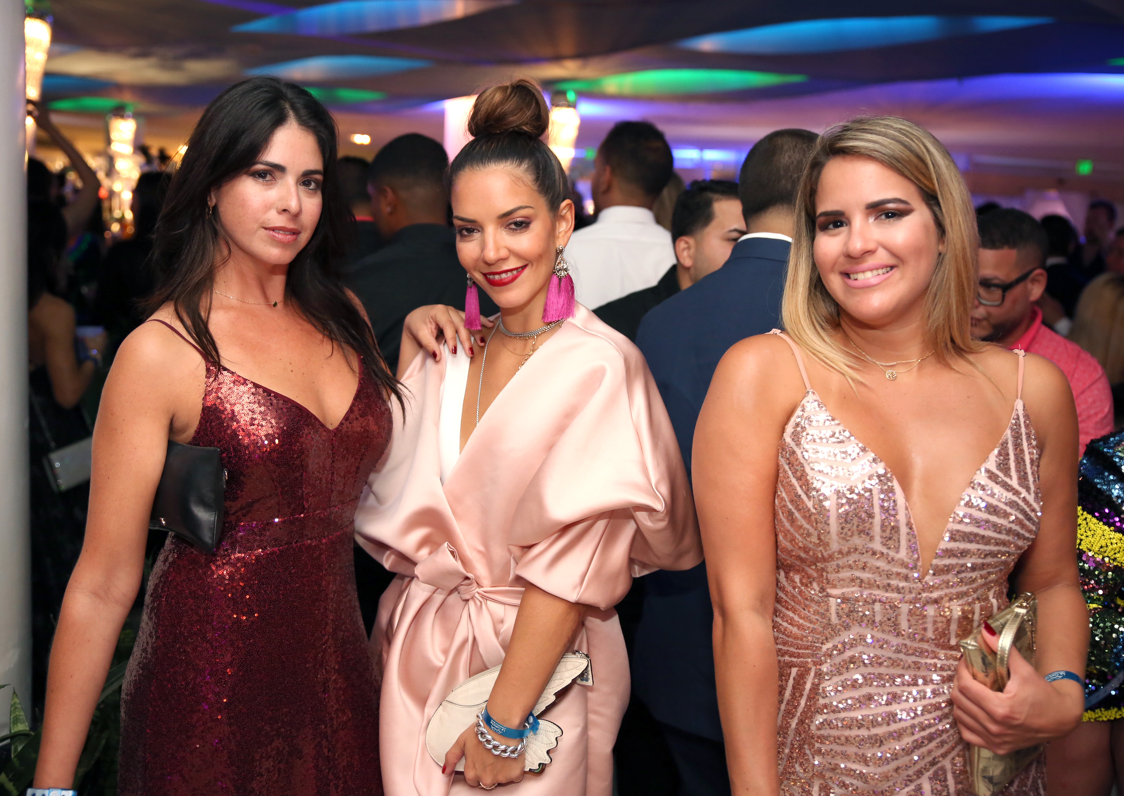 Cristina Colón, Margarita Álvarez, Michelle Burn. Suministradas