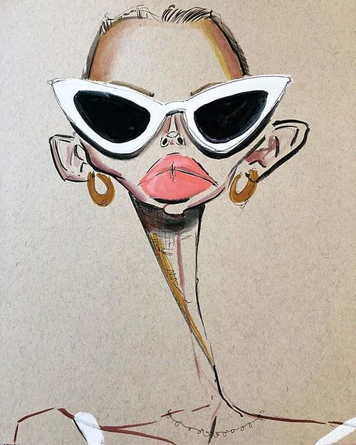Me encanta descubrir el trabajo de ilustradores de moda como este de la artista canadiense Jamie Lee Reardin. Sus exagerados cuellos de gacela y siluetas casi transparentes crean un efecto nuevo e impactante. (Foto: Suministrada)