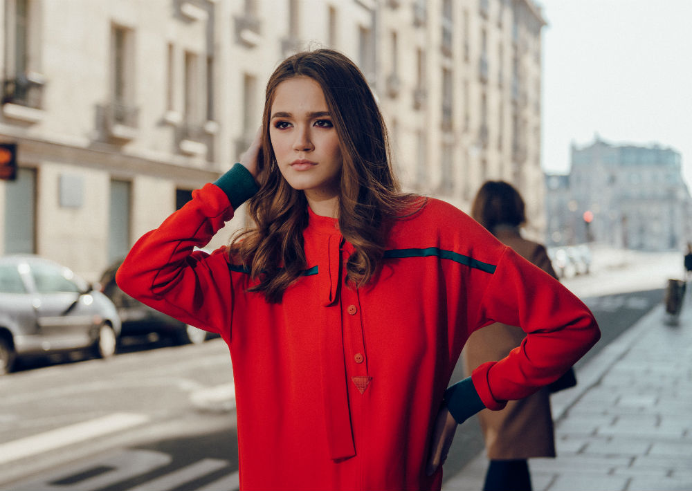 El rojo fue otro de los colores que se vieron en la colección. (Foto: Suministrada/ Eli Santa)