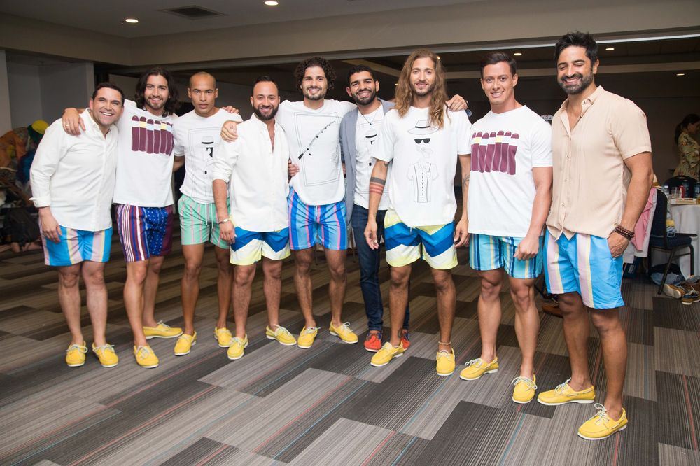 Eliades Moreno, propietario de Boronea, presenta su nueva colección para el verano. (Foto: Suministrada)