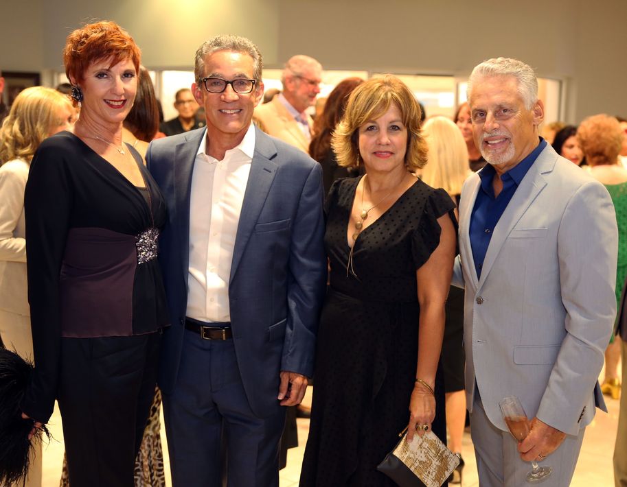 Gigi Vicéns, Braulio Castillo, Lupe Vázquez y Martín Nieves. Fotos José R. Pérez Centeno.