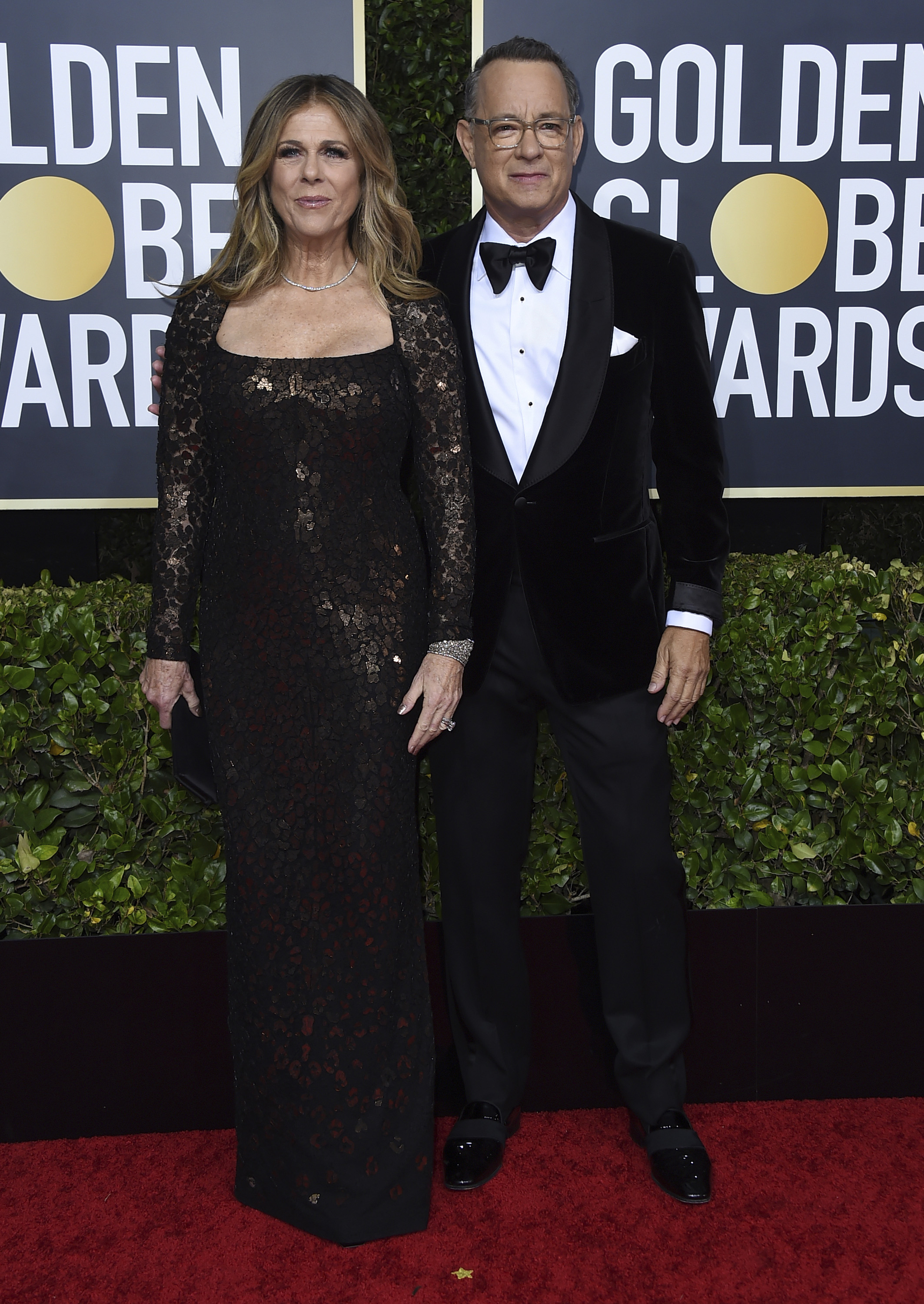 Rita Wilson y Tom Hanks. (AP)