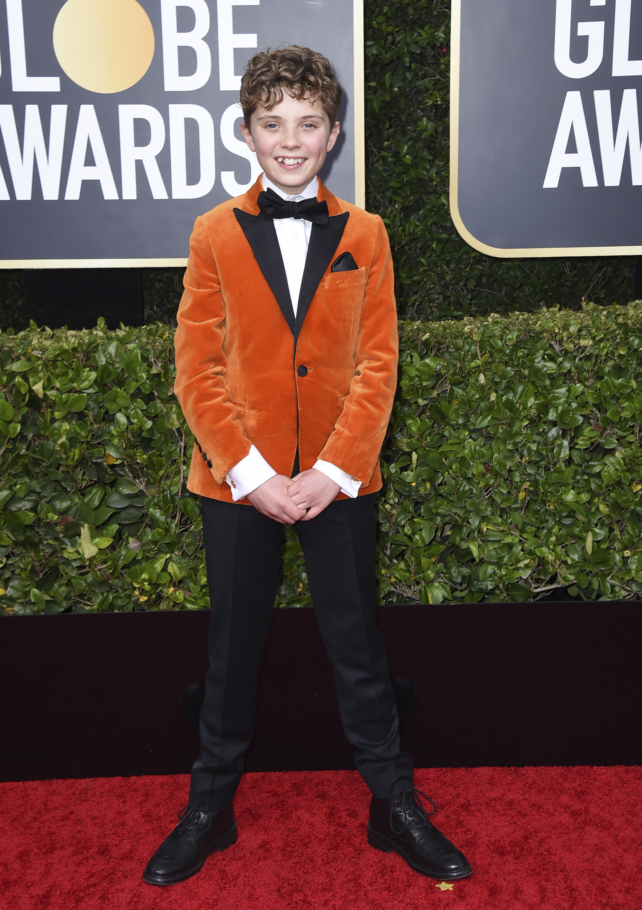 Una de las estrellas de Jojo Rabbit, Roman Griffin Davis. (AP)