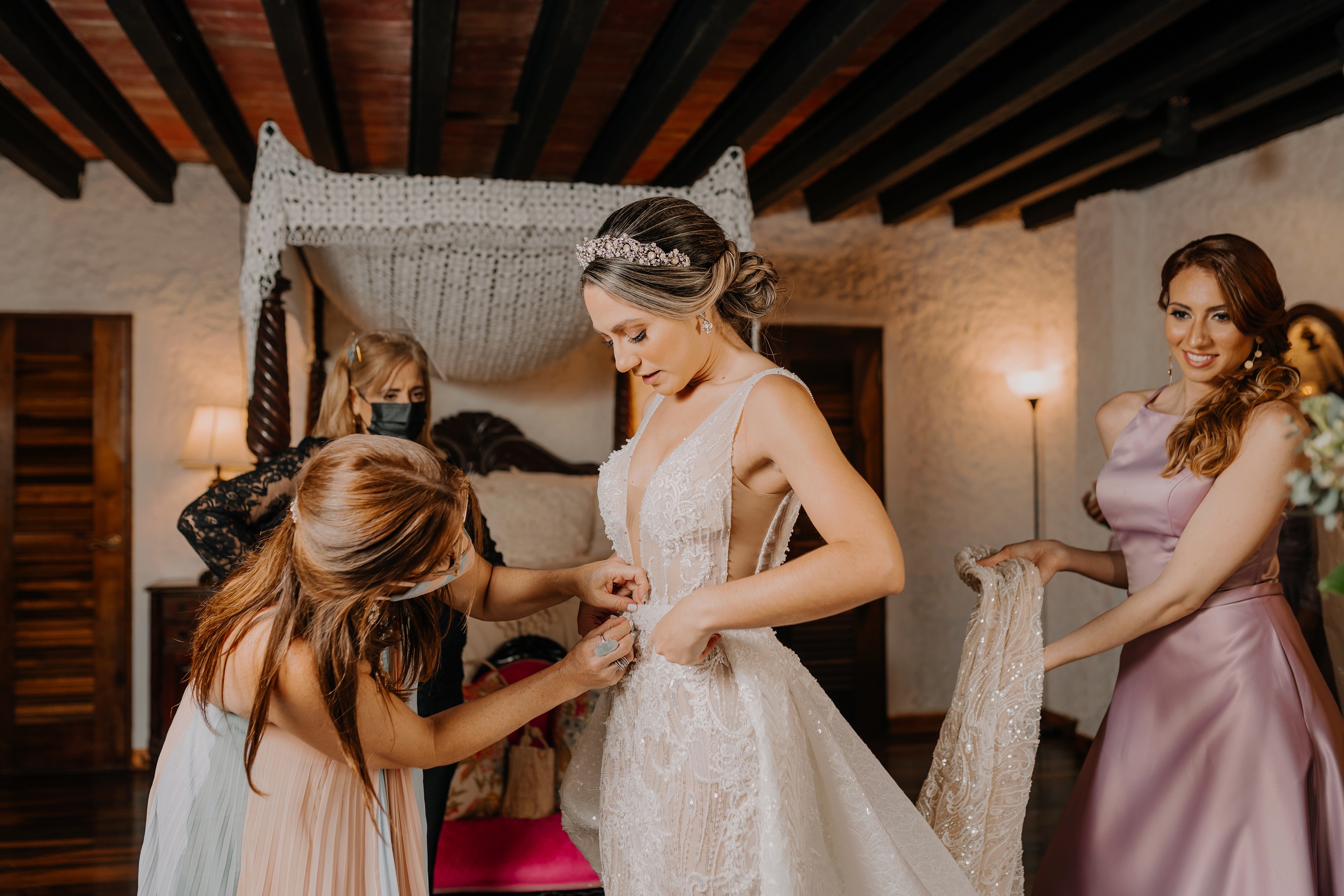 Atuendo de la novia: D' Royal Bride (Foto: Nydia Mercado)