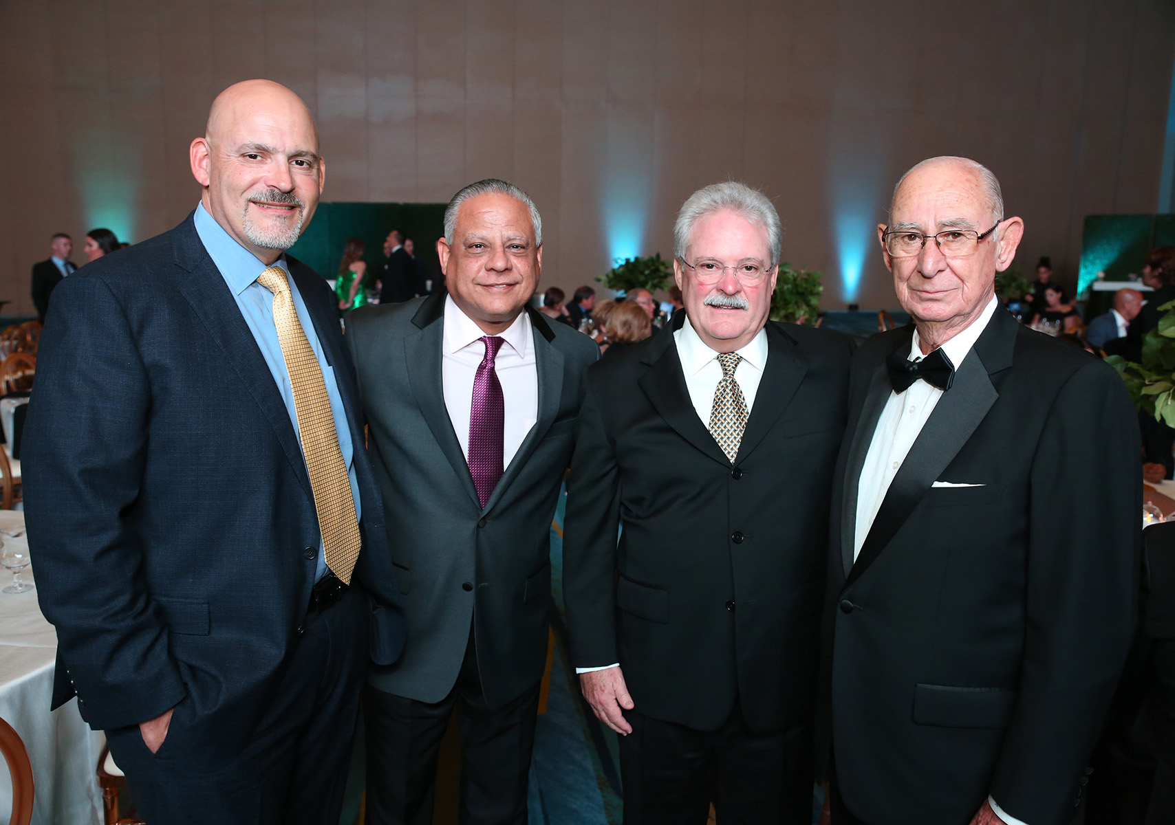 Vicente Suárez, William Cristóbal, Javier Suárez y José Rial. (José Rafael Pérez Centeno)