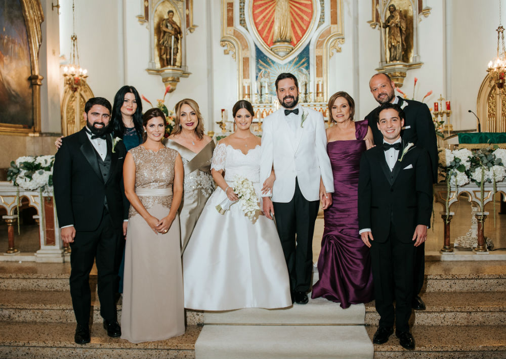 Ceremonia: Parroquia San Jorge. (Suministrada)
