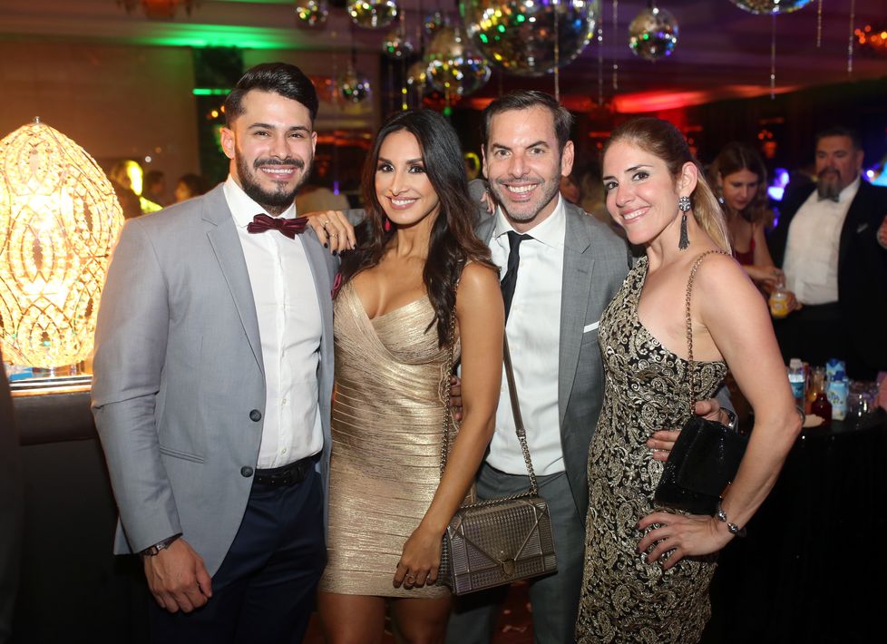 Giovanni Hiraldo, Elena Montalván, Carlos González y Lulu Puras. Foto: José R. Pérez Centeno