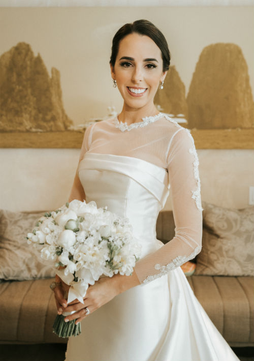 Vestido de la novia: Pronovias y David Antonio. (Suministrada)