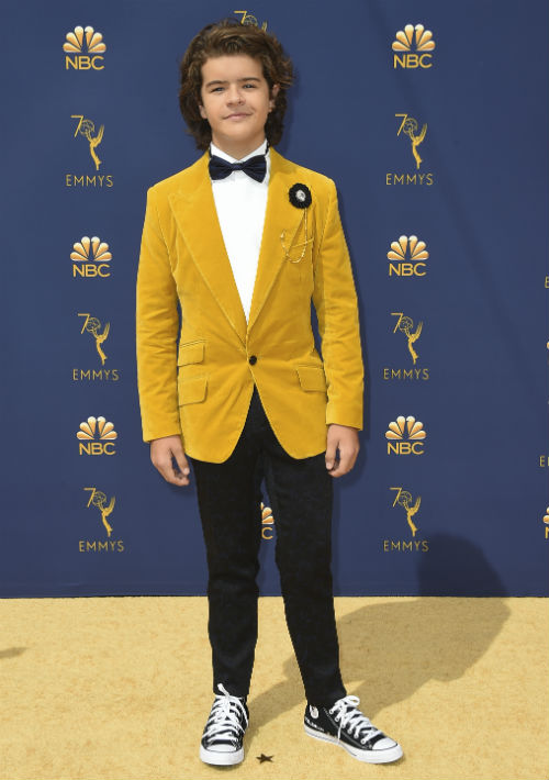 El actor Gaten Matarazzo de la serie “Stranger Things”. (AP)