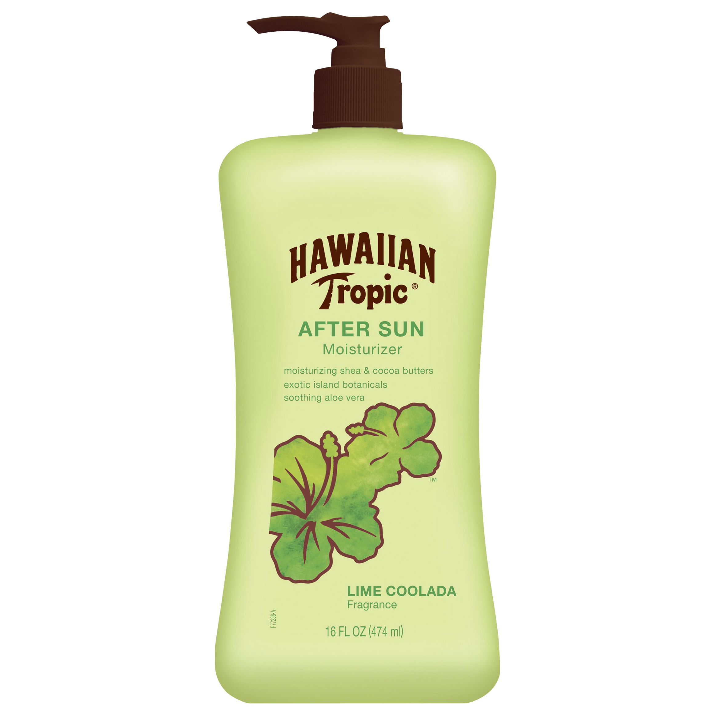 Hawaiian Tropic After Sun Moisturizer Lime Coolada una crema que mezcla mantequilla de karité y cocoa con sábila para hidratar a la vez que calma la piel. A la venta en farmacias. (Suministrada)