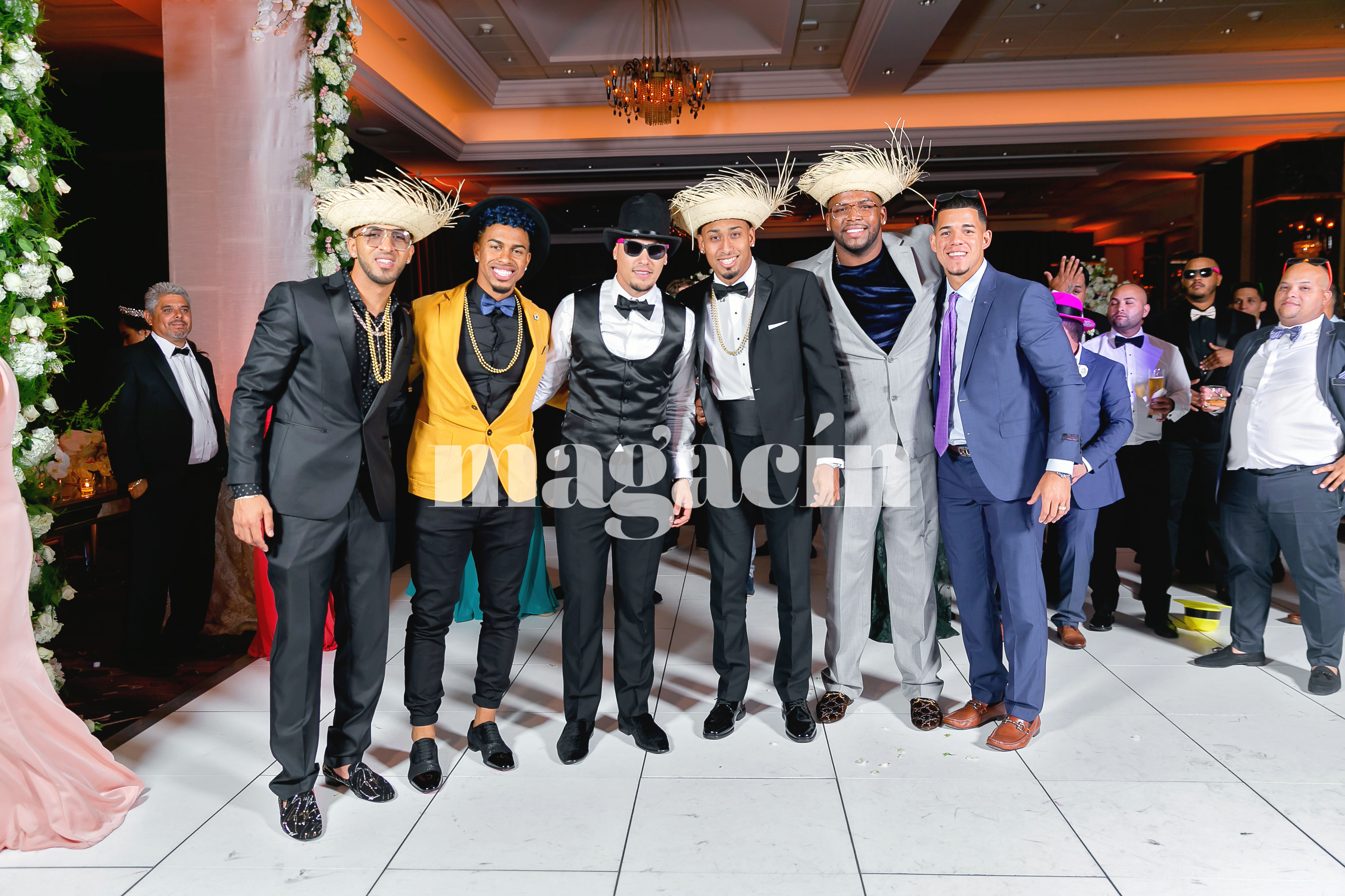 Parte de nuestro Team Rubio estuvo en el evento, entre ellos Eddie Rosario, Francisco Lindor, José Berríos y Edwin "Sugar" Díaz. (Suministrada/ Claudette Montero)