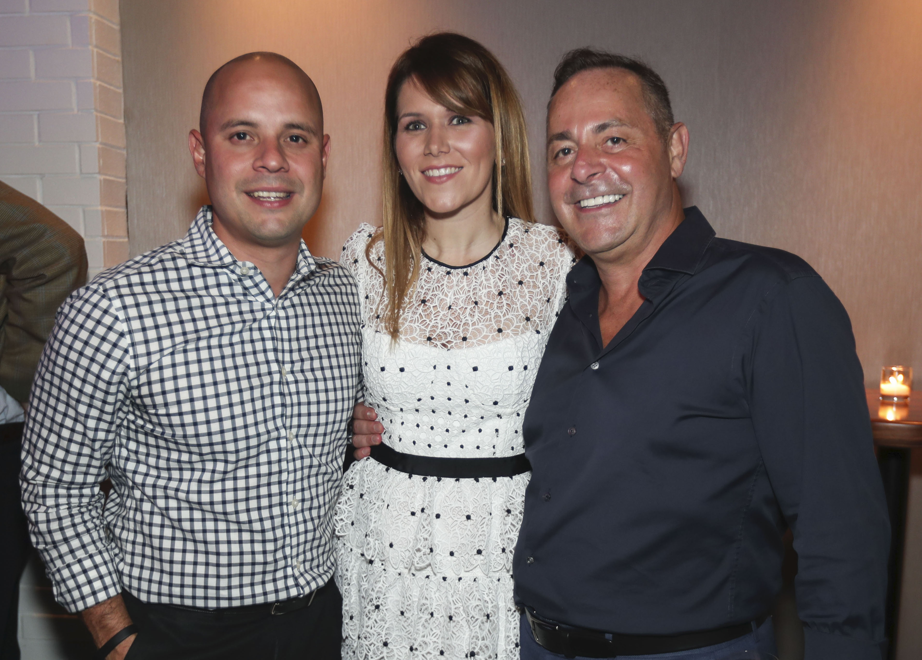 Jay Ortiz, Dominique Myatt y Albert Charbonneau. (Suministrada)