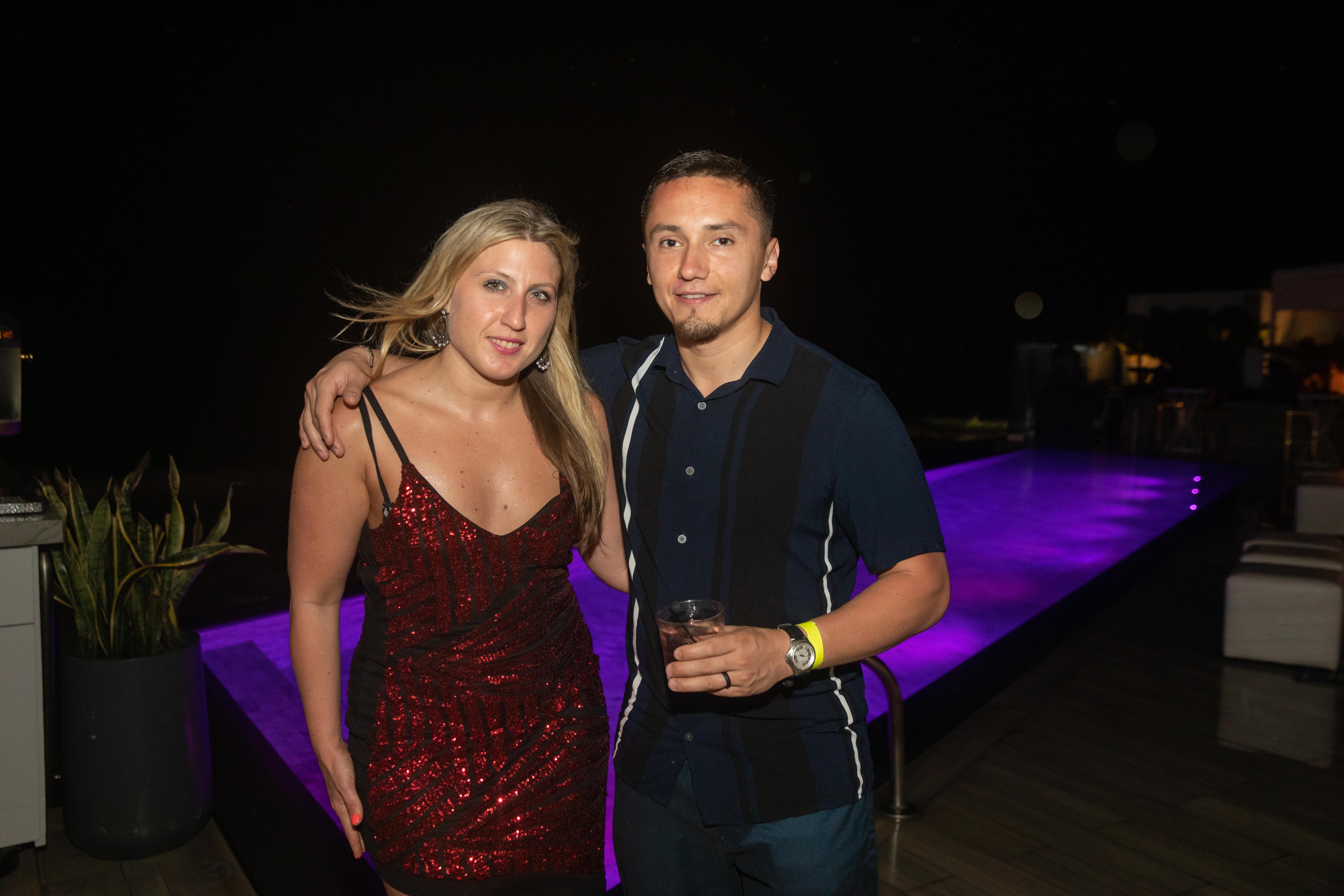 Jose Andrade y Sophia Fox. (Suministrada)