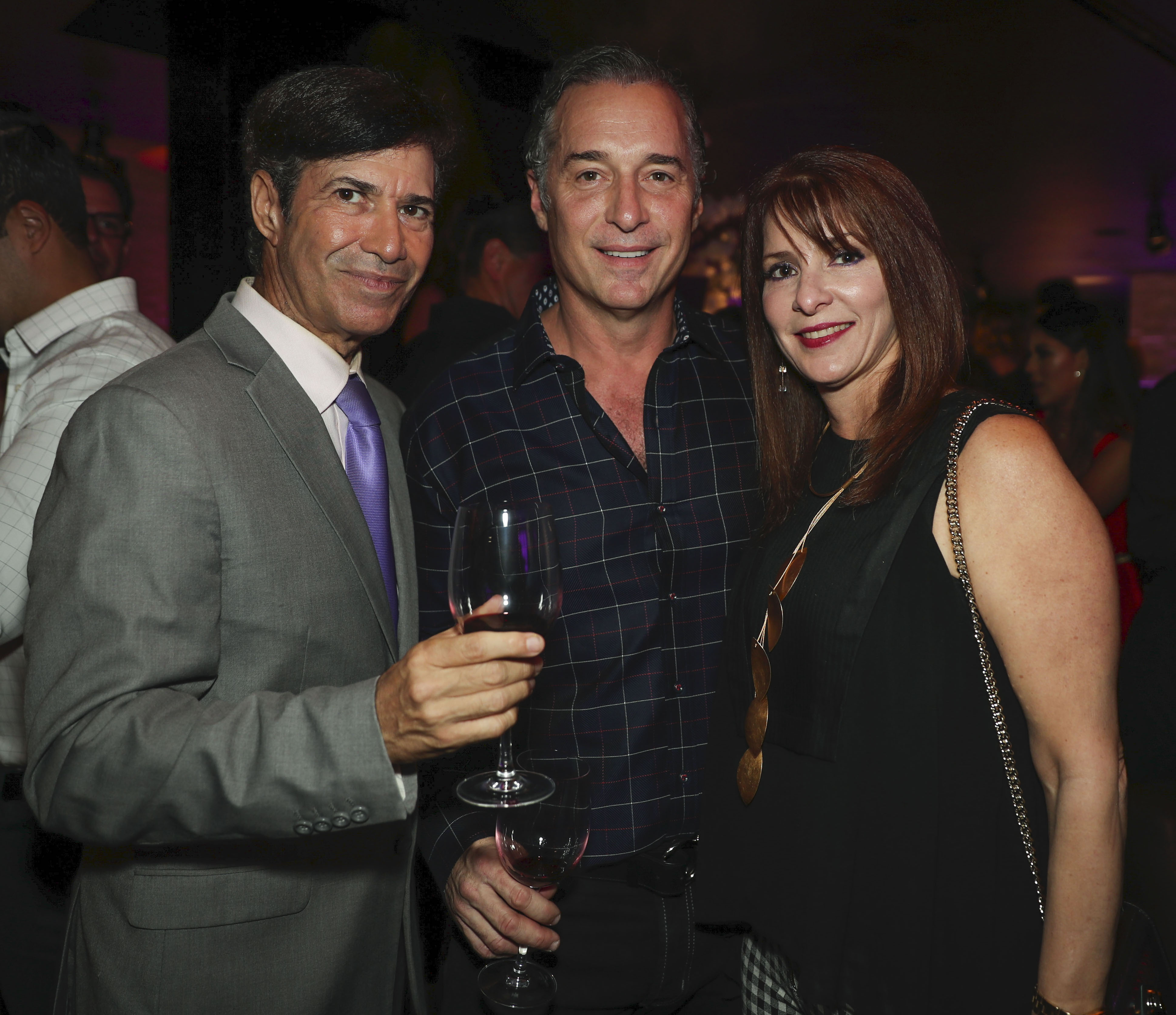 Jose L de Castilla, Eric y Tere Adler. (Suministrada)