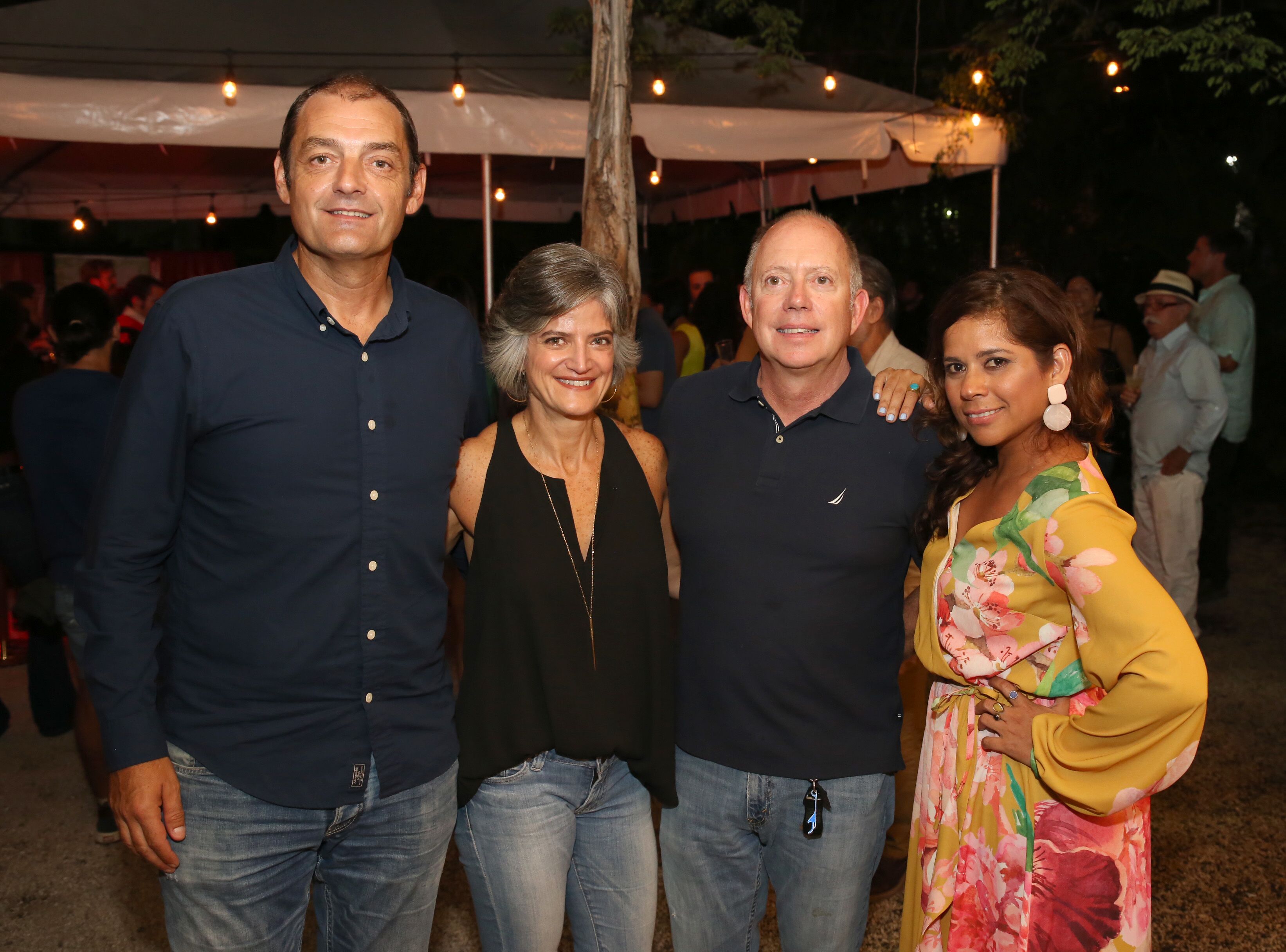 Juan Luis Carril, Sofia Moraskie, Mike Moraskie y Cynthia Wiesner. (Suministrada)
