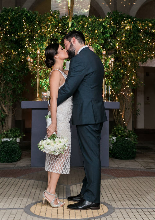 Vestido de la novia: Eclíptica. (Suministrada)