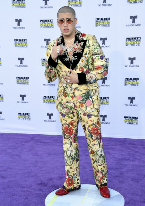 Bad Bunny. (Photo by Richard Shotwell/Invision/AP)