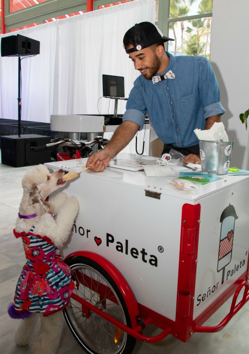 Los modelos pudieron disfrutar de Señor Paleta. (Suministrada)