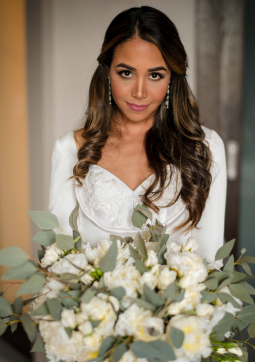 Vestido de la novia: Harry Robles. (Suministrada)