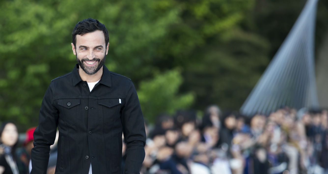 “El lugar me inspiró de inmediato”, explica Nicolas Ghesquière, director artístico de Colecciones para Mujer de Louis Vuitton. (AP Photo/Tomohiro Ohsumi)