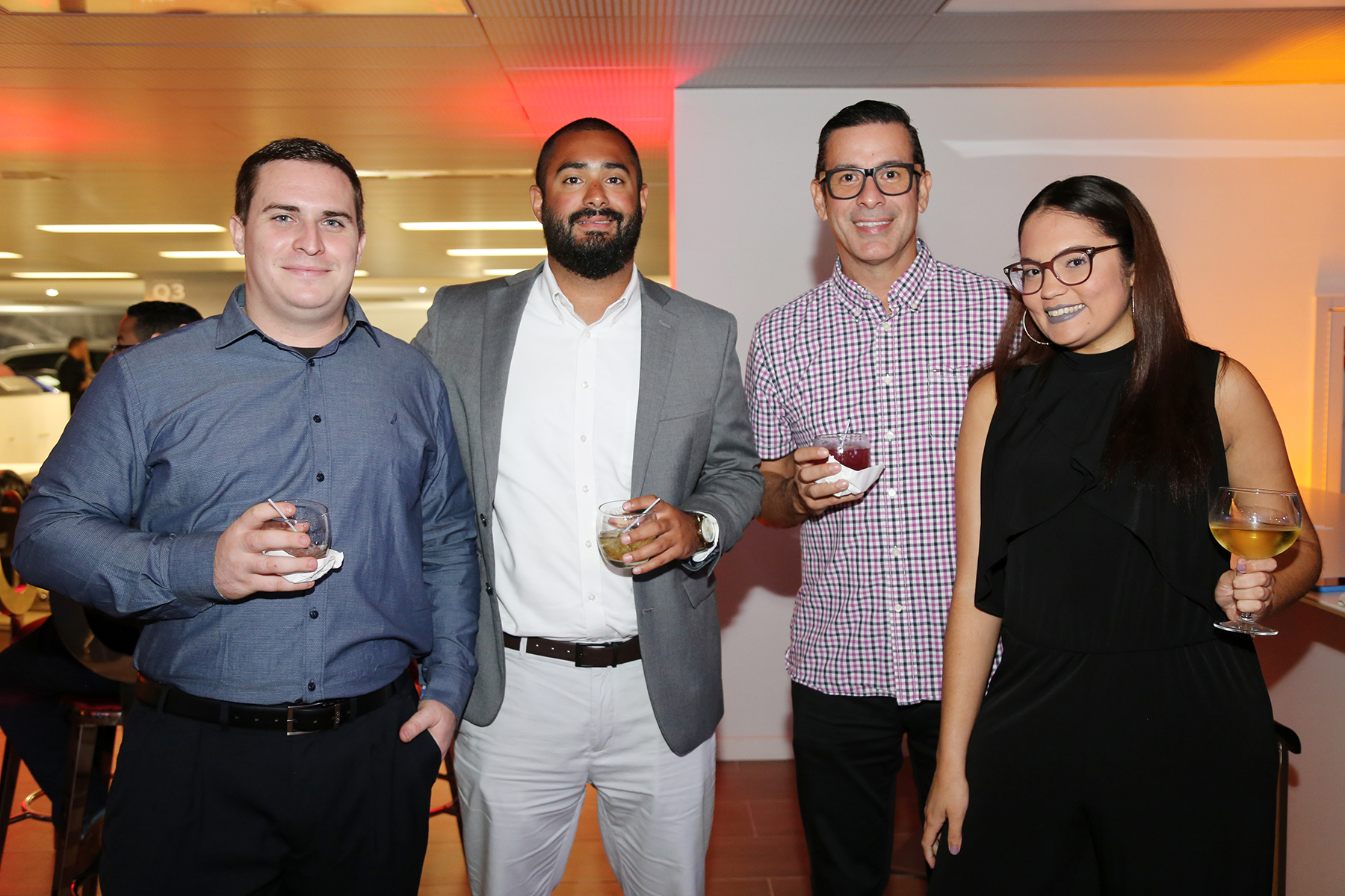 Gustavo Vidal , Gilberto Rivera, Charles Nieves y Verónica Figueroa. Nichole Saldarriaga