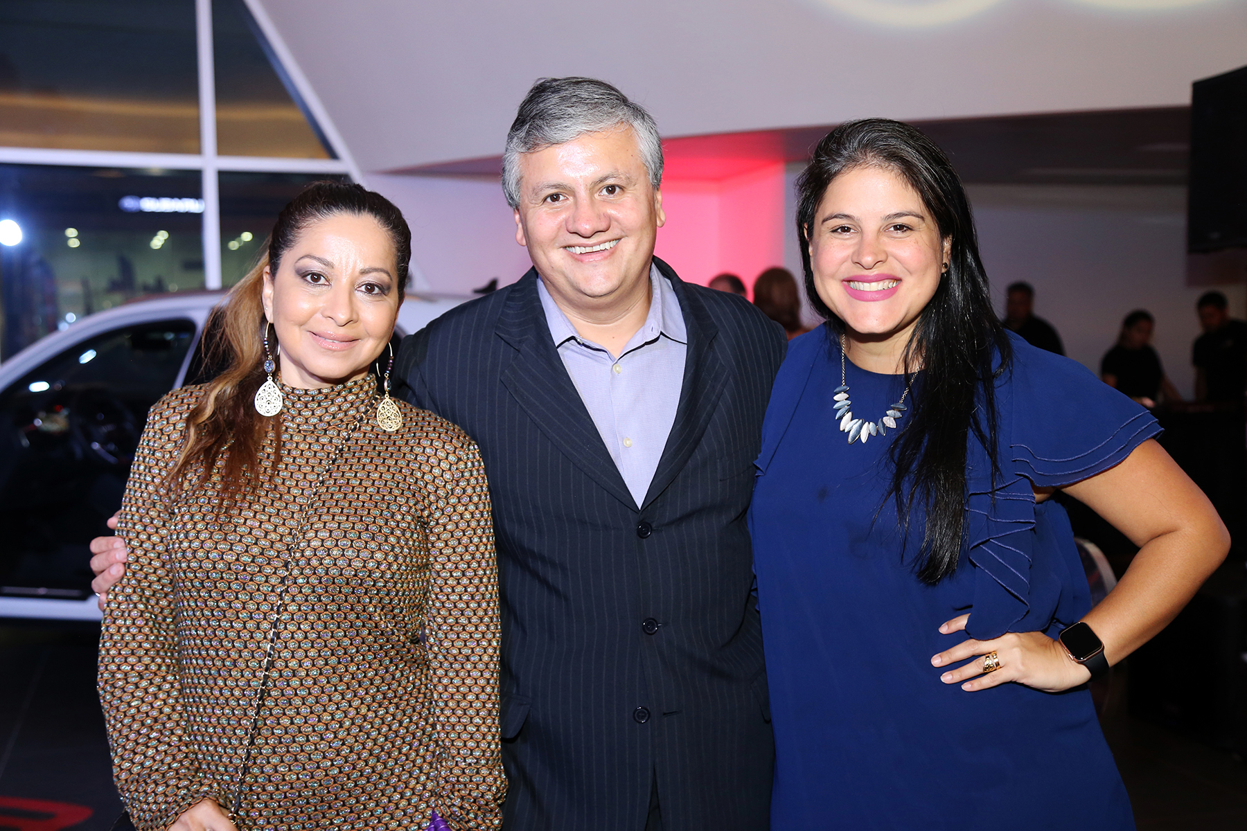 Jannette Hernández, Daniel Umaña y Sharian Maldonado. Foto Nichole Saldarriaga