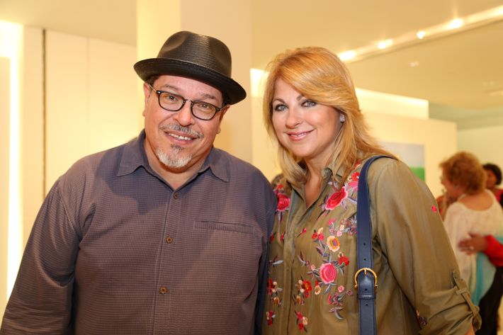 Carlos Dávila Rinaldi y Patricia Eaves, en la muestra Hábitat en Arte @ Plaza.