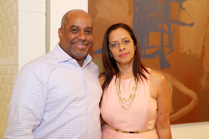 Eddie Pérez y Zoraida Cabrera, en la muestra Hábitat en Arte @ Plaza.