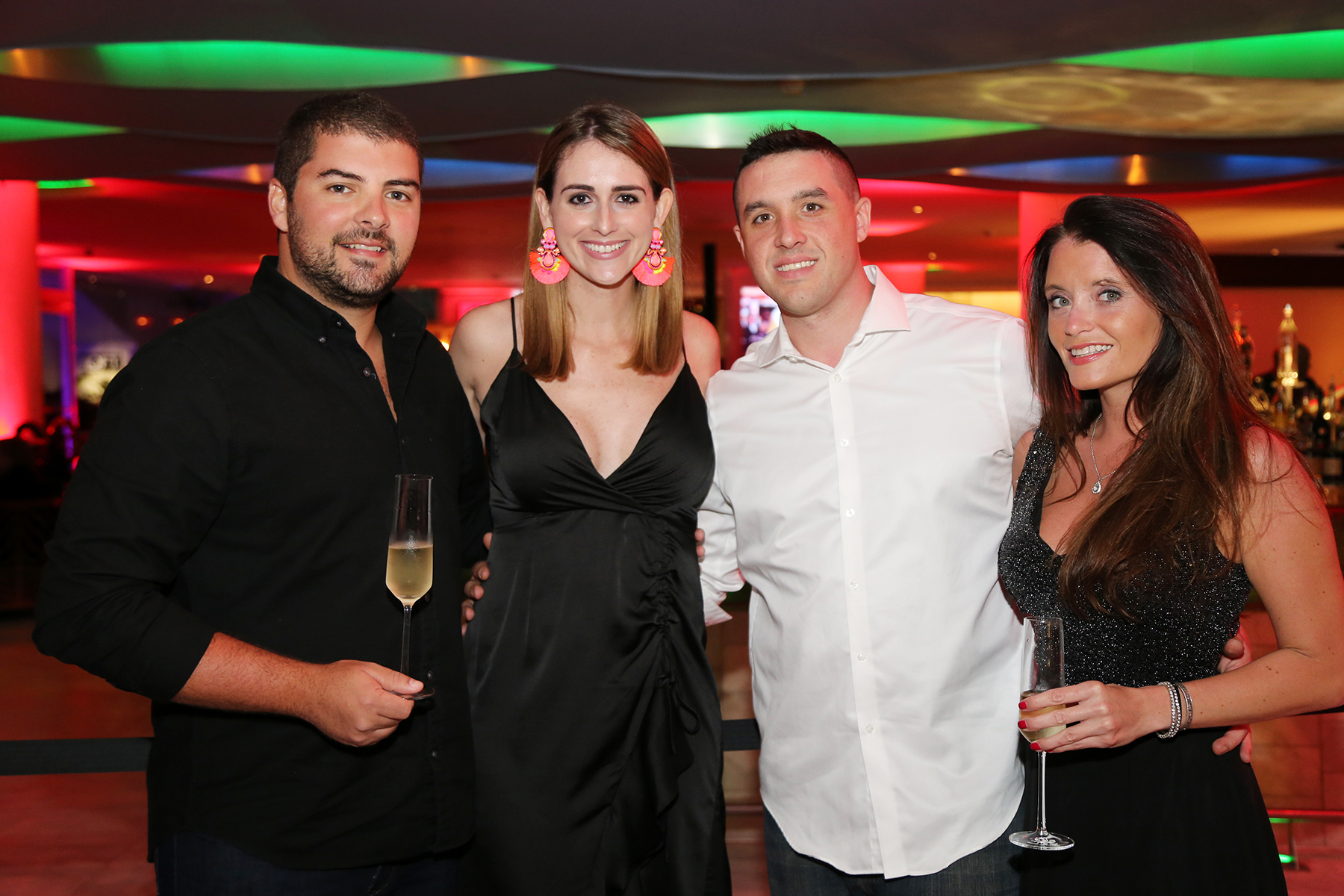 Jorge Mutelier, María del Mar Saldaña, James Hogan, Jenni Eaves. (Nichole Saldarriaga)