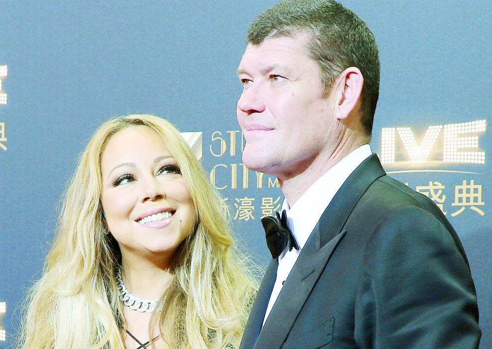 La cantante Mariah Carey se ubica en el tope de lista al recibir una sortija de compromiso de 35 quilates y corte esmeralda, con un costo estimado de $10 millones, que recibió de su entonces prometido, el billonario australiano James Packer. Siete meses después se cancelaron los planes de boda. (Archivo)