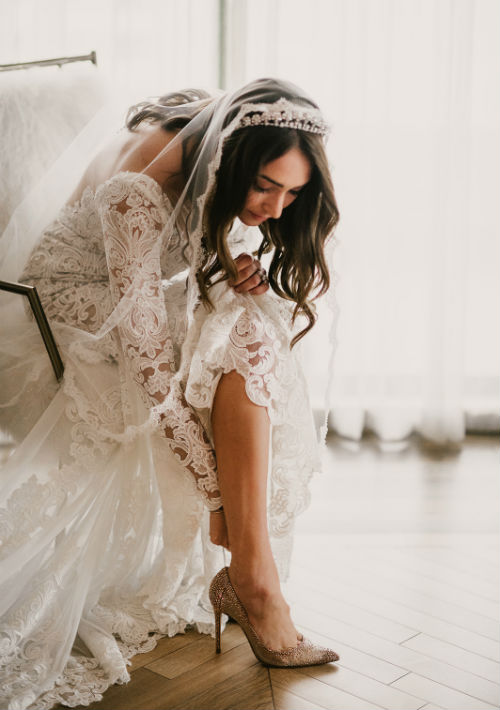 Vestido de la novia Valentini by J'aton. (Suministrada)