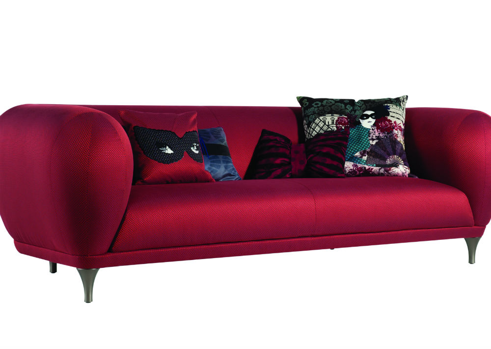 Mueble estilo canapé “Montgolfiere” de la colección “Globe Trotter” de Marcel Wanders disponible en Roche Bobois. (Foto: Suministrada)