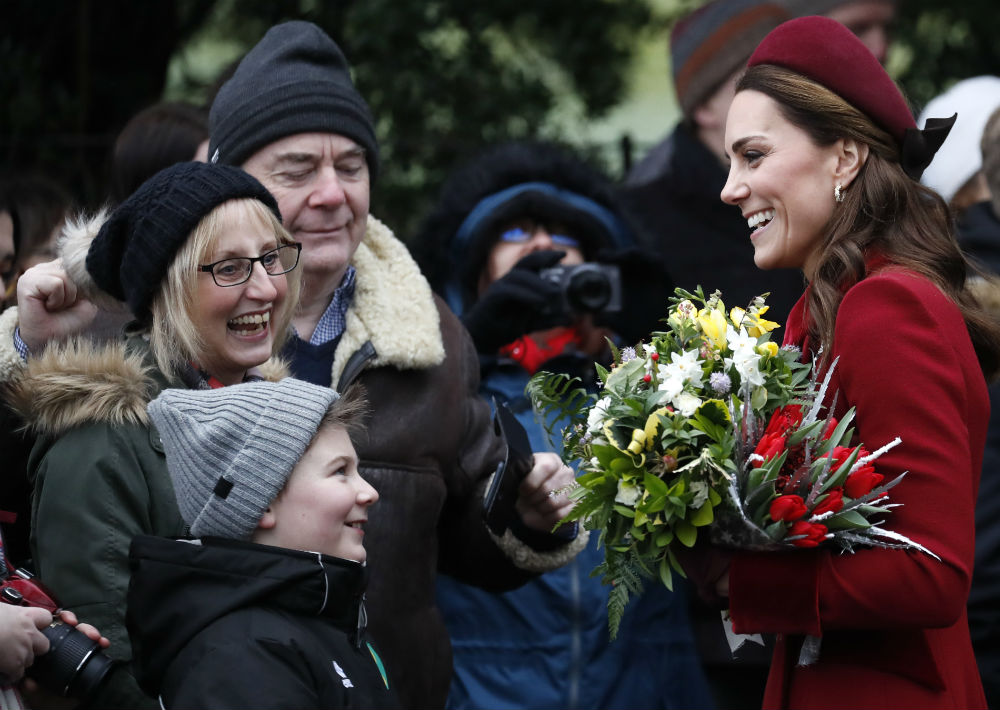 La ceremonia se llevó a cabo en la iglesia St Mary Magdalene Church en Sandringham, Norfolk, Inglaterra. (AP)