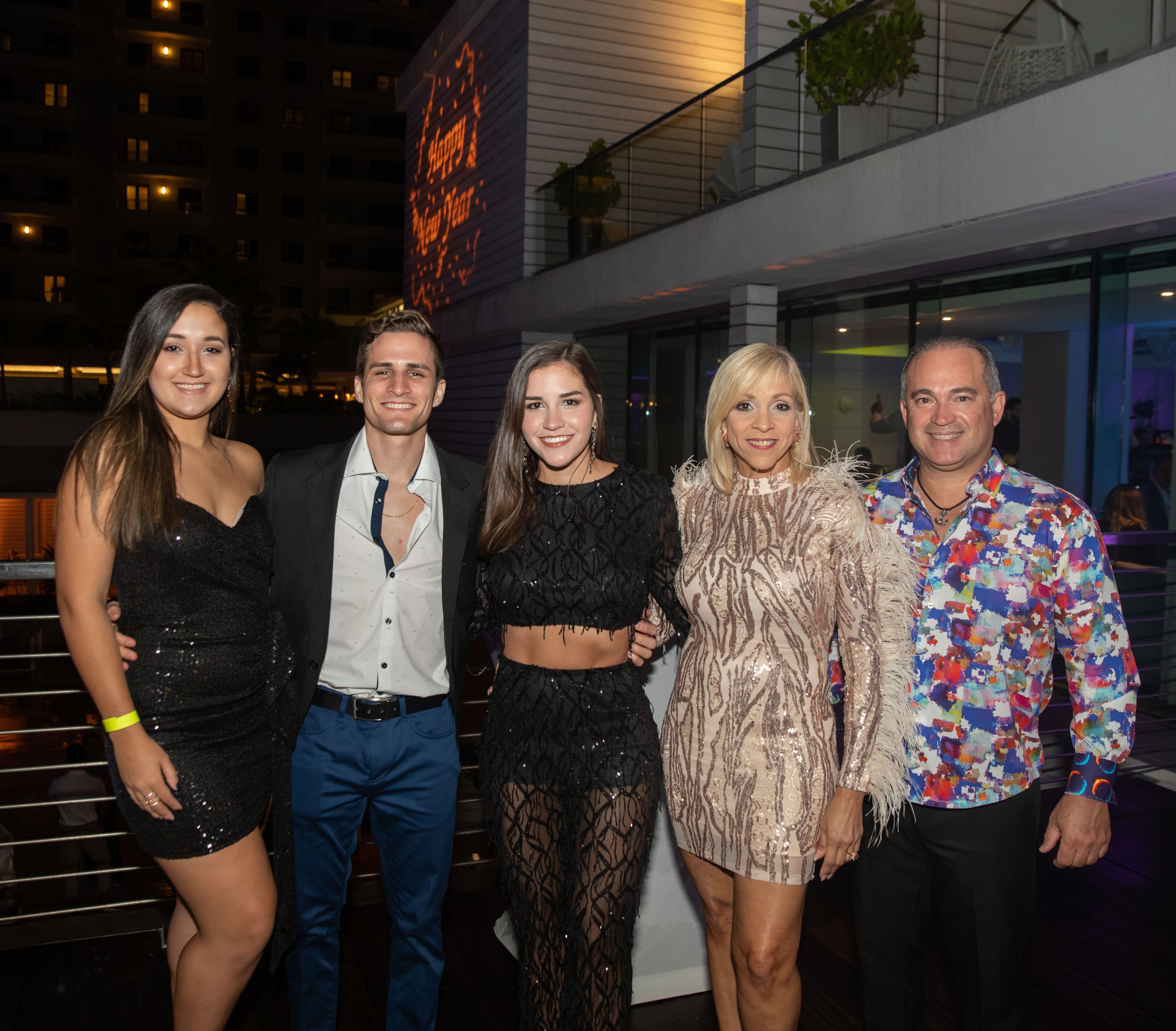Pamela Cancel, Kevin Ceballos, Krystell Ceballos, Elaine Alvarez y Xavier Torres. (Suministrada)