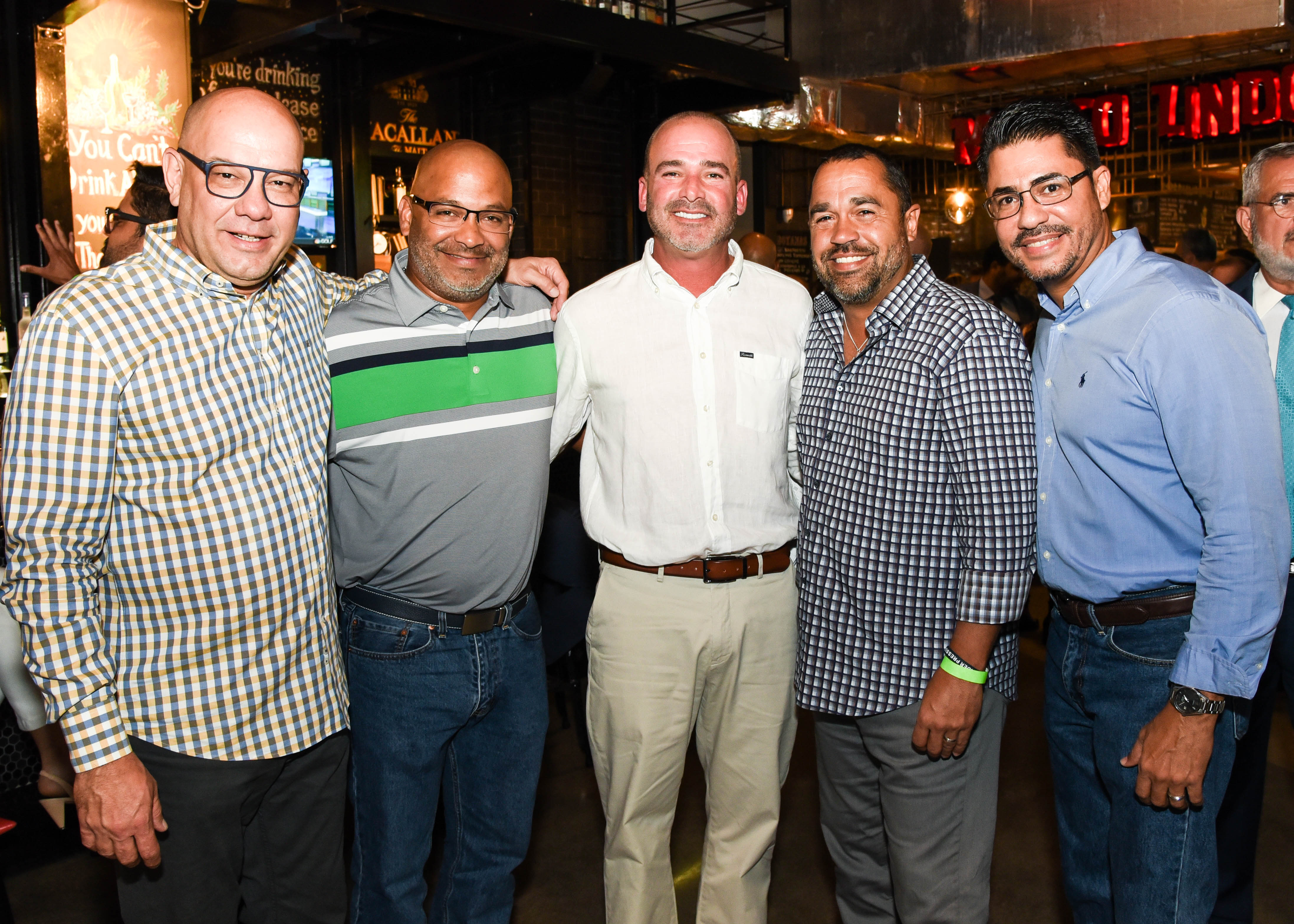 Ariel Rodríguez, Erickson Villeras, Ángel Buitrago, Omar Vázquez y Alberto Díaz. (Enid M. Salgado Mercado)