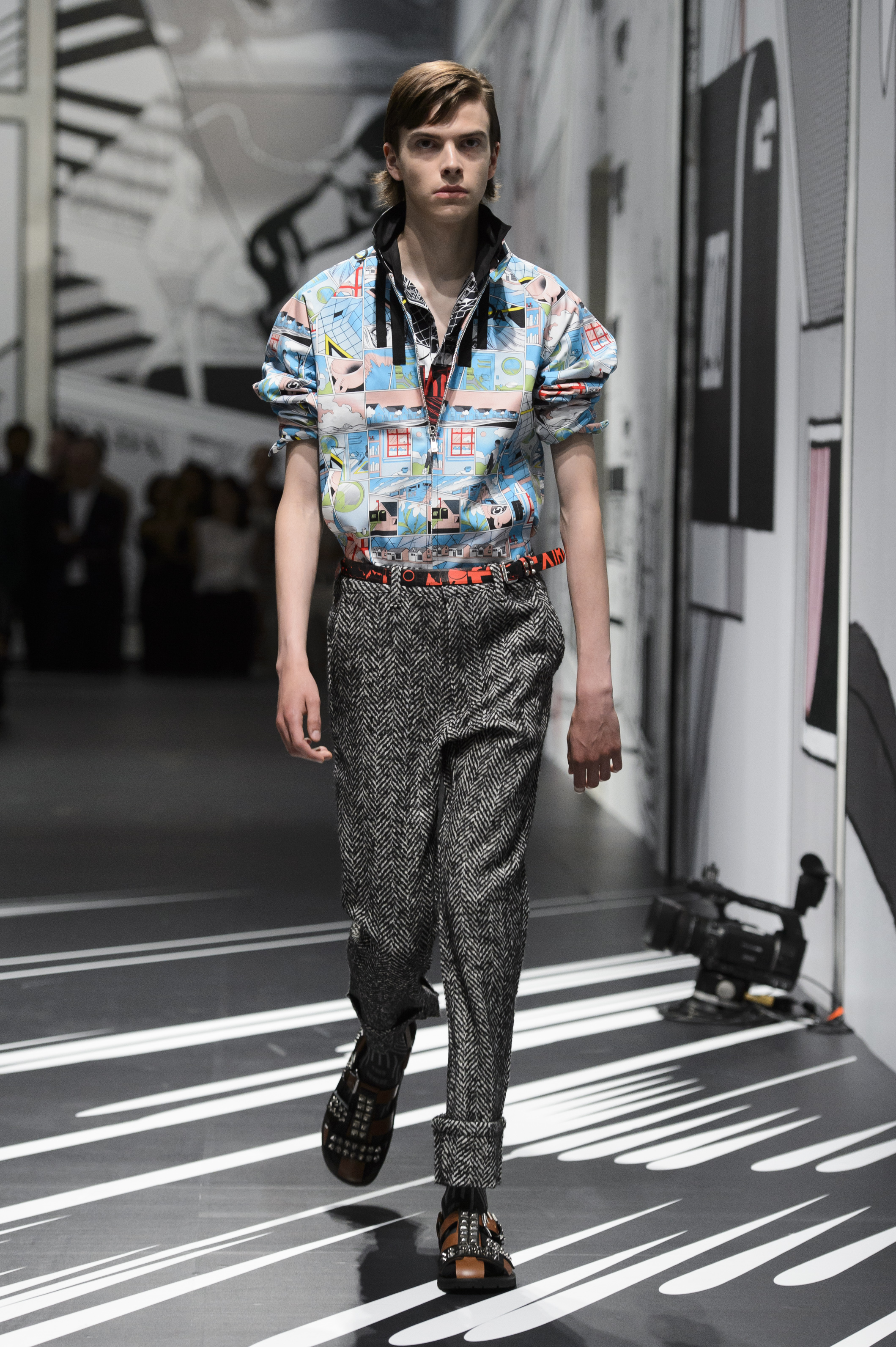 Las camisas, uno de los favoritos de Prada para dejar la huella de los cómics. Foto: WGSM.