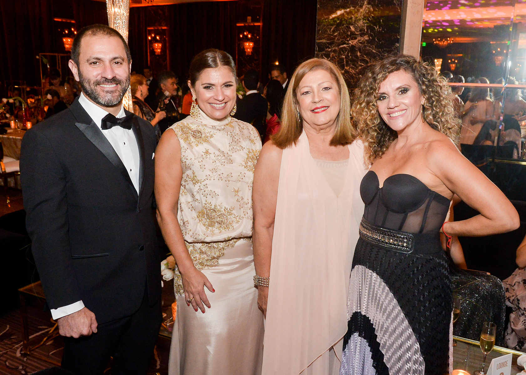 José Rodríguez, Marí Rodríguez, María Amelia Guzmán y Patricia Alomar. (Foto Enid M. Salgado Mercado)