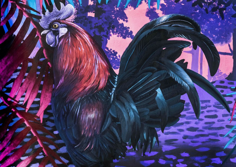 Gliclée “El Sendero” de edición limitada del artista David Zayas disponible en Galería Petrus.