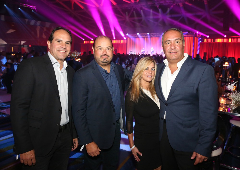 Benjamín Rivera, Robert Rodríguez, Eileen y Galo Sandoval. (José Rafael Pérez Centeno)