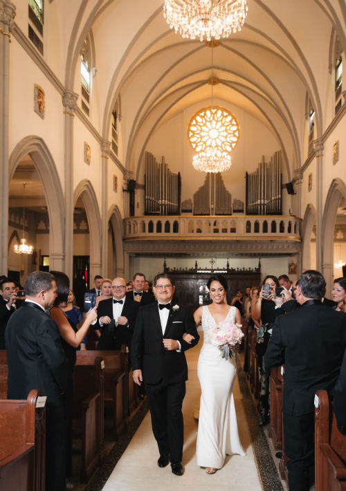 Ceremonia: Parroquia San Jorge. (Suministrada)