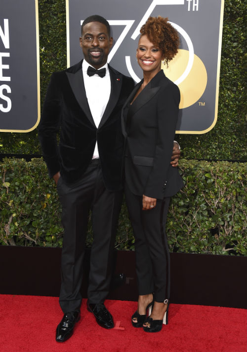 Sterling K. Brown y Ryan Bathe (Photo by Jordan Strauss/Invision/AP)