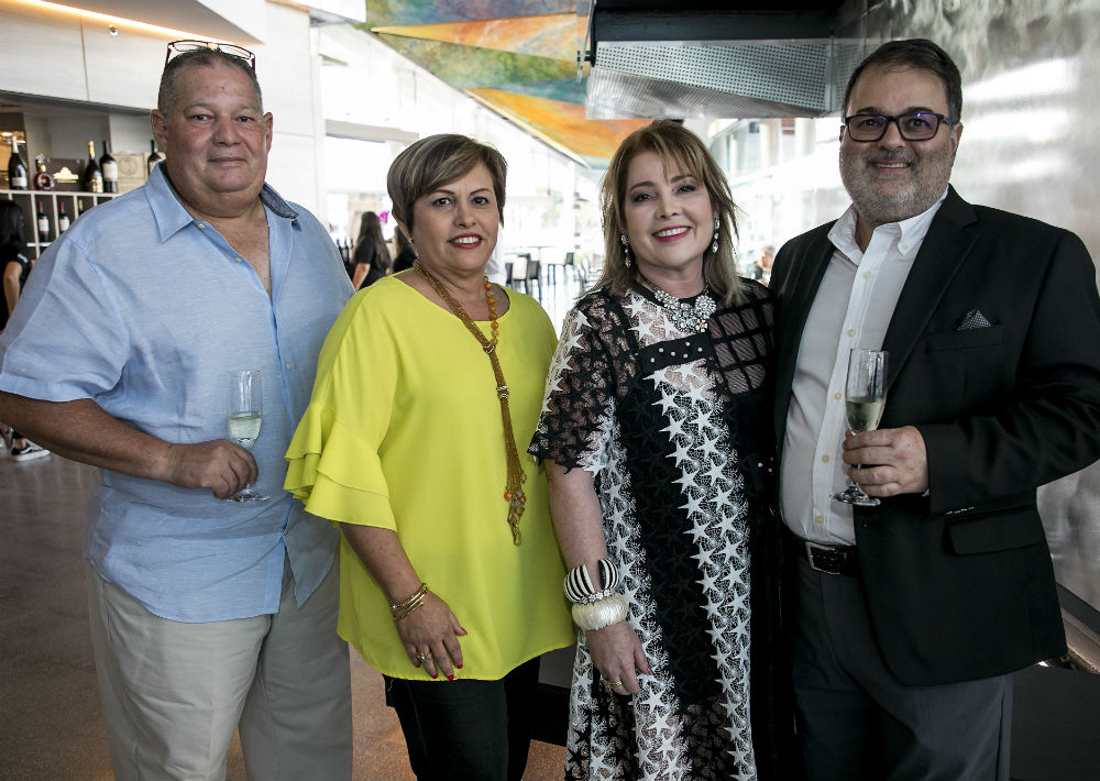 Arnaldo Méndez, Issier Muñiz, Enid y Rafael Gavilanes. (Suministrada)