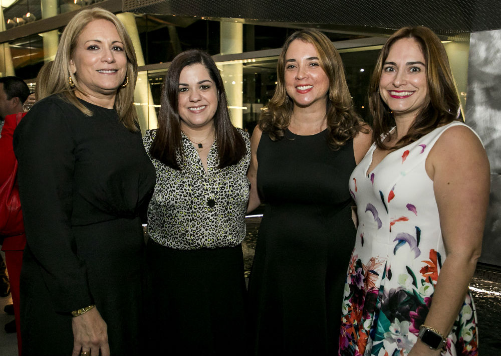 Licenciadas María E. Castro, Denise Villamar, Mirta Ortiz y Cristina Fernández. (Suministrada)