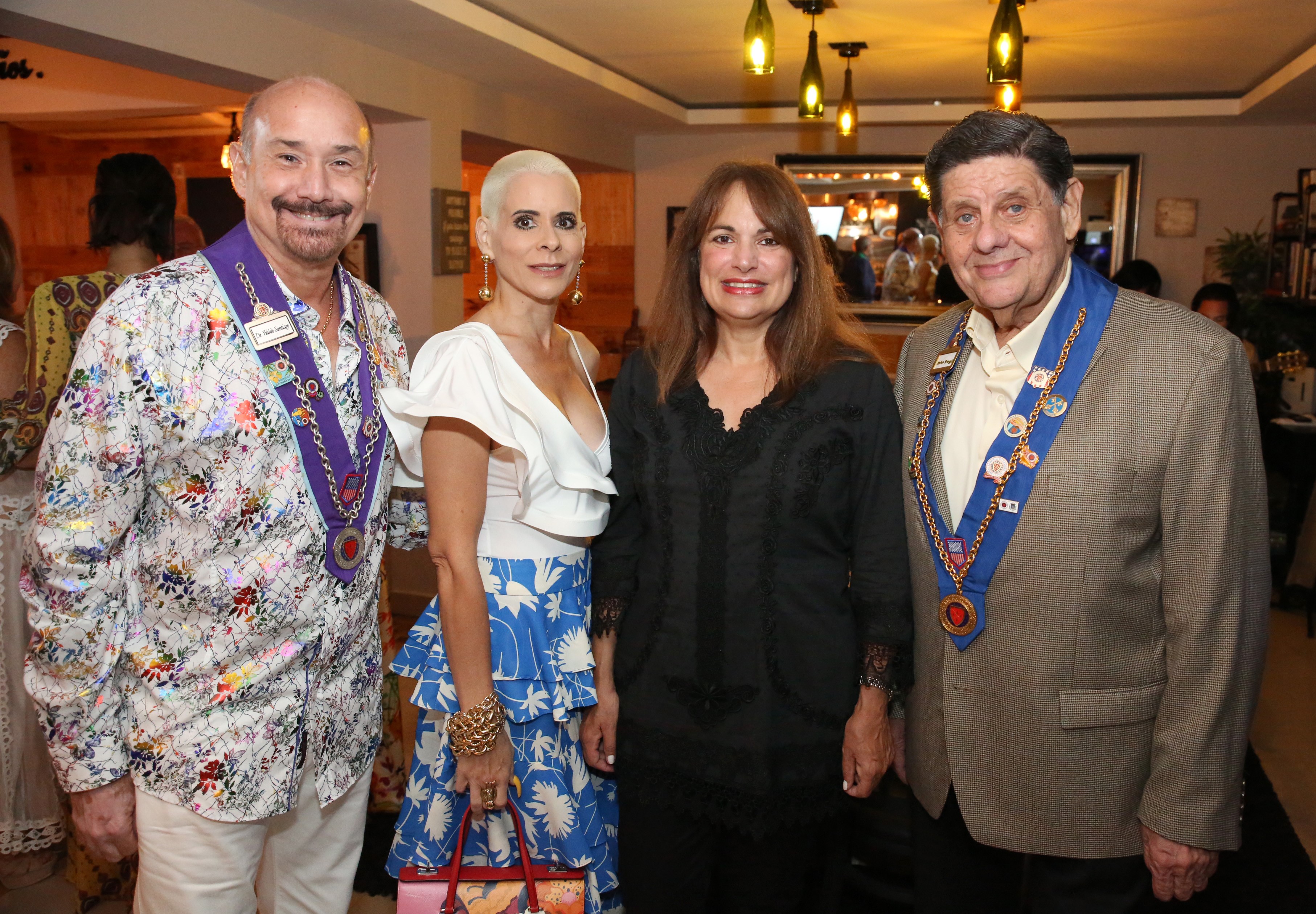 Waldo Santiago, Mirely Colberg, Michelle Lavergne y John Regis. Foto suministrada.