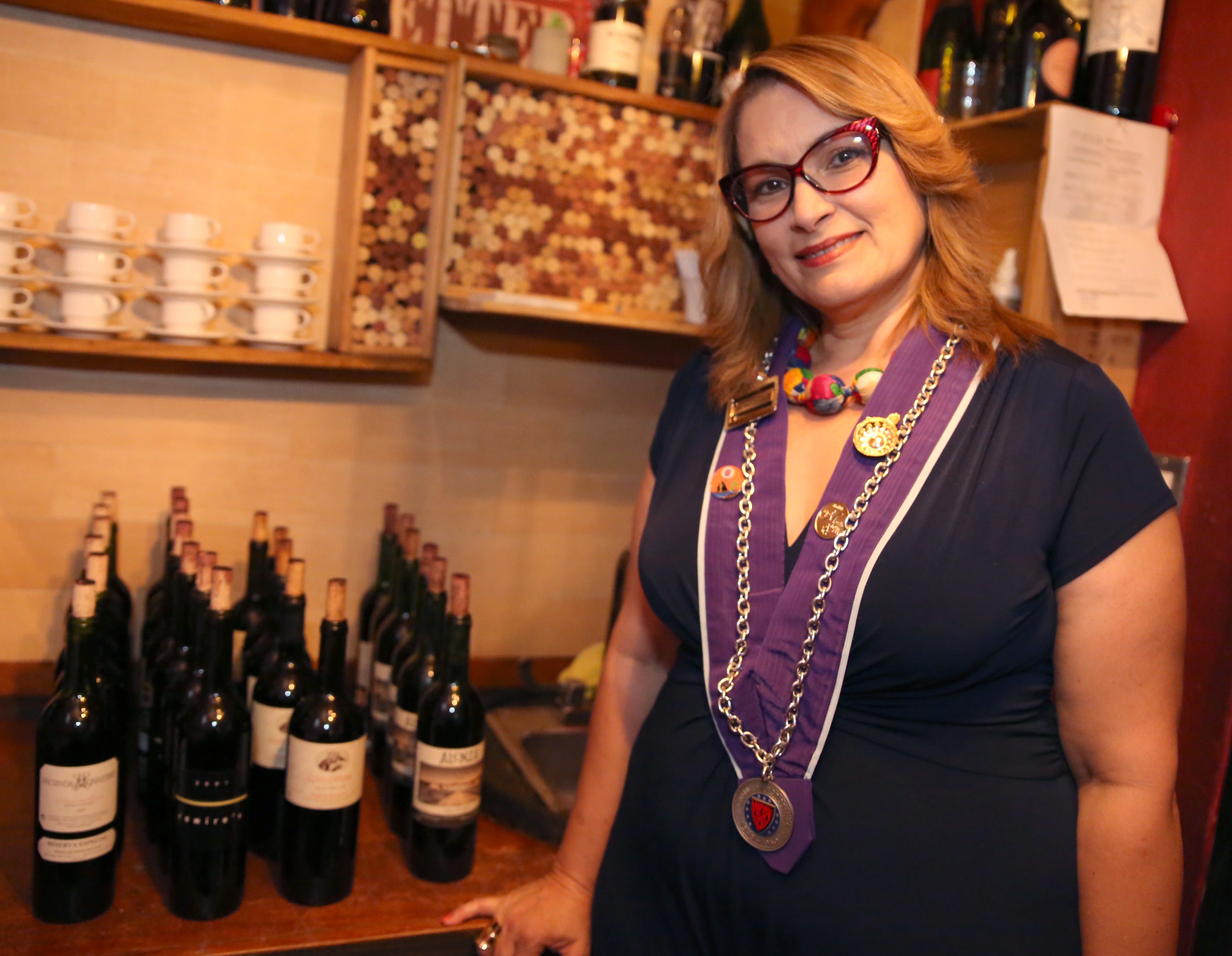 La sommelier Isolina Santiago .Foto suministrada.