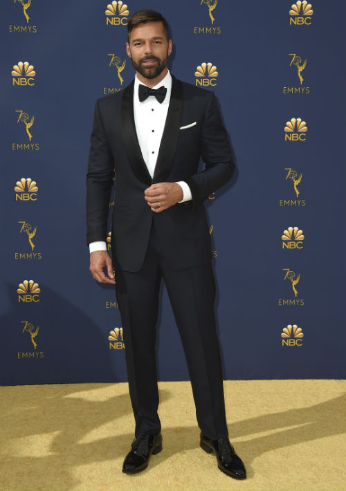El cantante puertorriqueño Ricky Martin, nominado por su participación en la serie “The Assassination Of Gianni Versace: American Crime Story”. (AP)