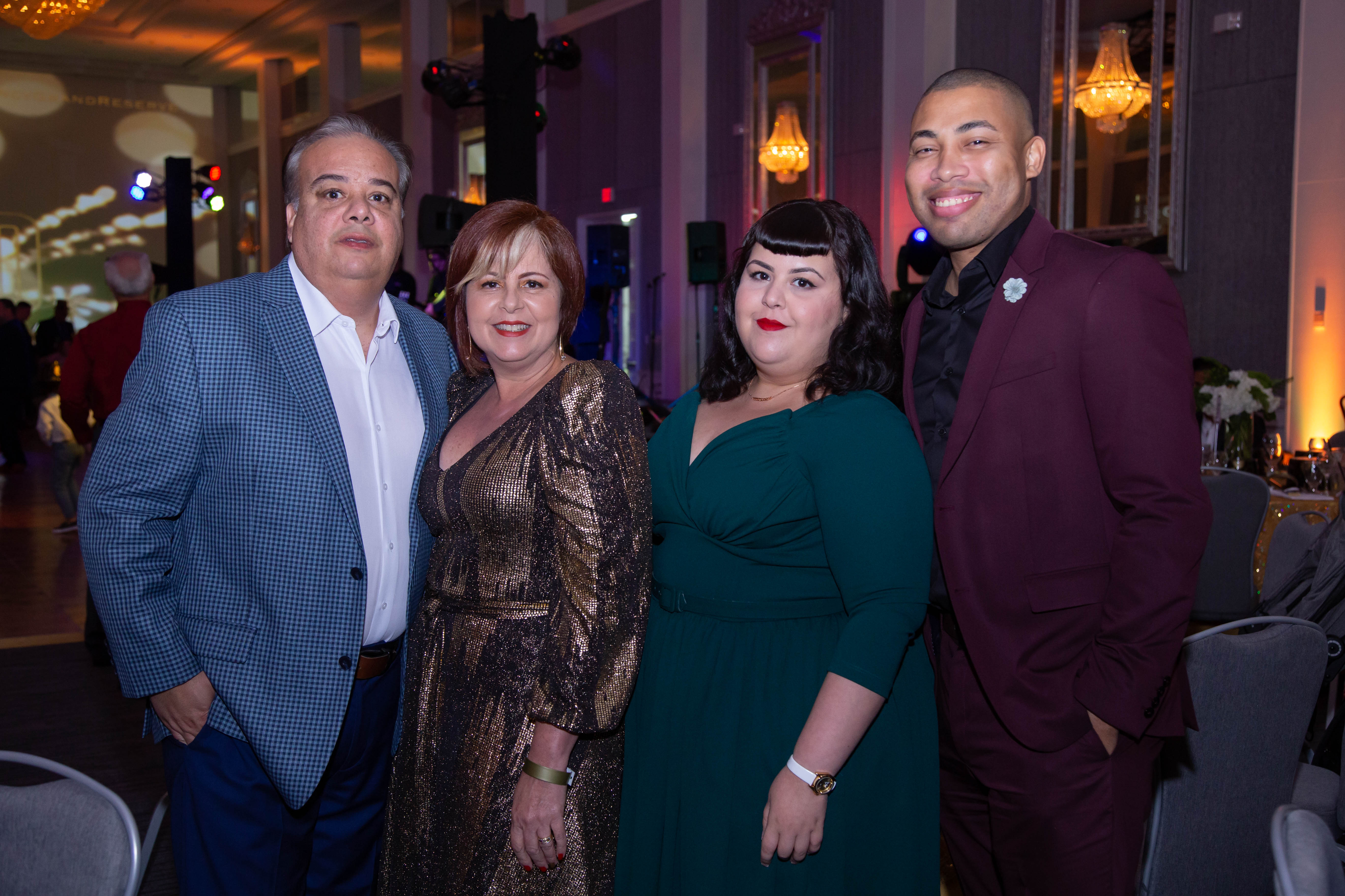 Yamel Figueroa, Estevan Mercado, Víctor Figueroa y Mirna Sotomayor. (Suministrada)