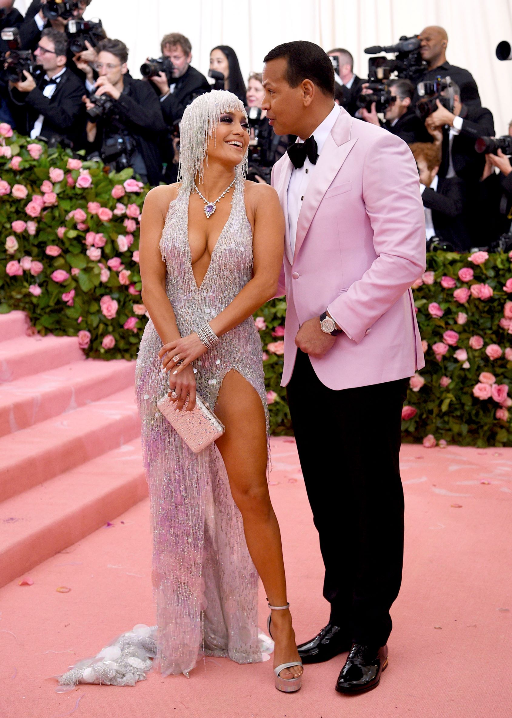 La actriz y cantante Jennifer López y Alex Rodríguez. (AP)