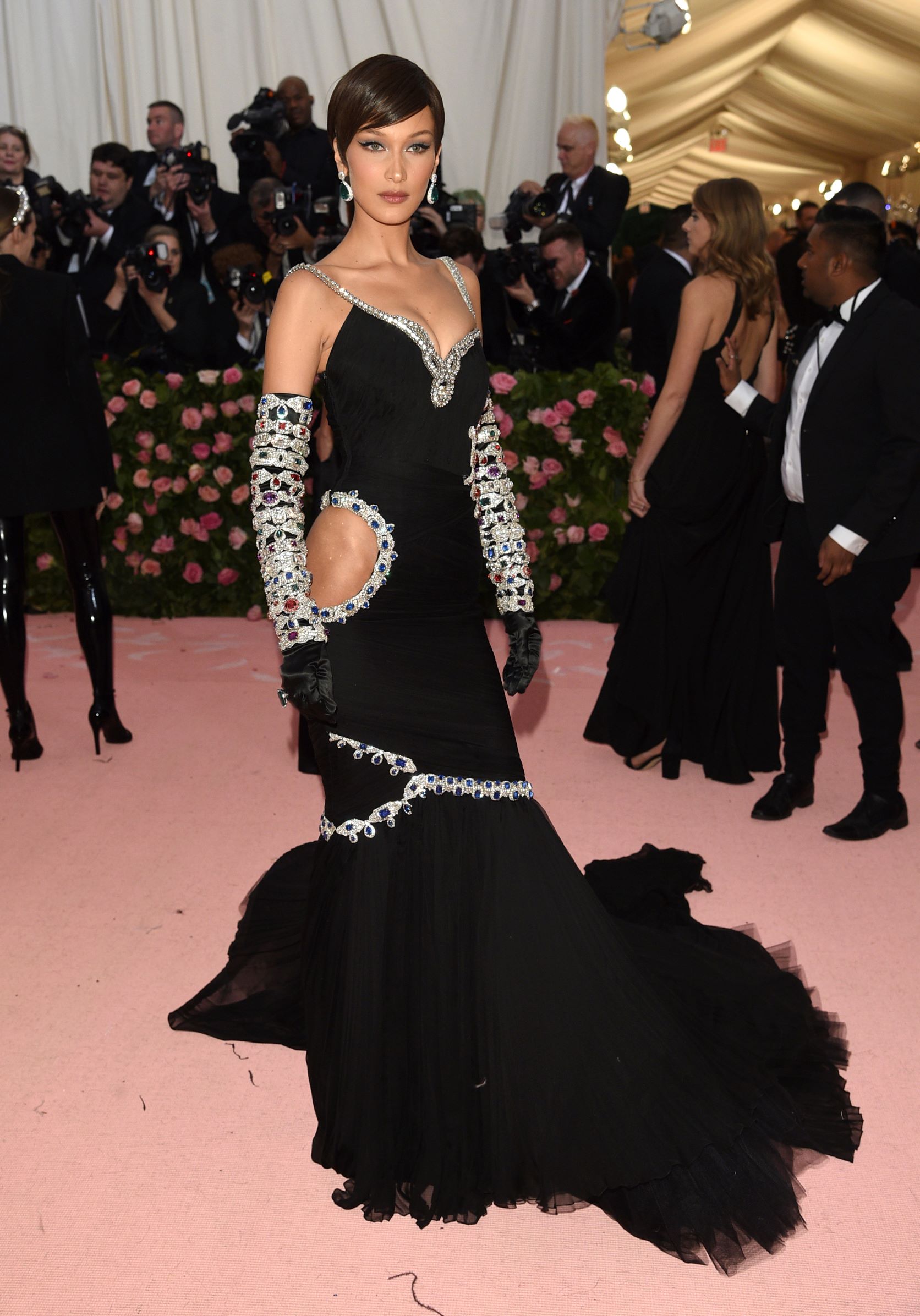 La modelo Bella Hadid. (AP)