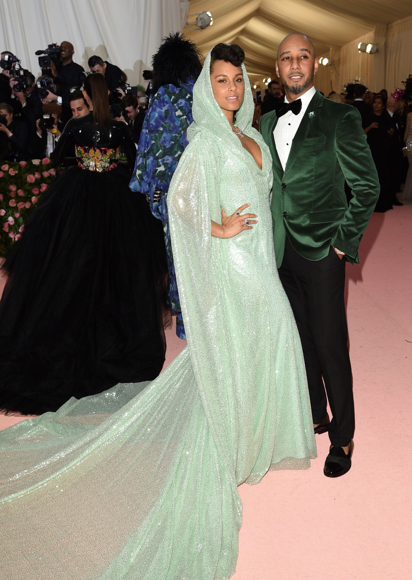 Los cantantes Alicia Keys y Swizz Beatz. (AP)